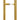 Aged Brass (316) 1.5m Offset T Bar Handle B2B 32mm Ø; #finish_aged-brass