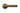 Burnished Brass Brompton Lever on Rose Set (Plain) - Unsprung; #finish_burnished-brass