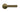 Burnished Brass Brompton Lever on Rose Set (Art Deco) - Unsprung; #finish_burnished-brass