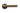 Burnished Brass Brompton Lever on Rose Set (Beehive) - Unsprung; #finish_burnished-brass