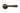 Burnished Brass Newbury Lever on Rose Set (Plain) - Unsprung; #finish_burnished-brass