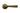 Burnished Brass Newbury Lever on Rose Set (Art Deco) - Unsprung; #finish_burnished-brass