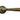 Burnished Brass Newbury Lever on Rose Set (Beehive) - Unsprung; #finish_burnished-brass