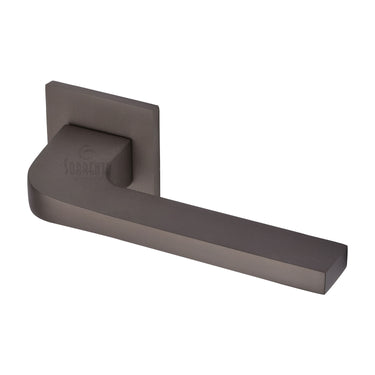 M Marcus - Sorrento - Porto Door Handles on Square Rose; #finish_venetian-bronze