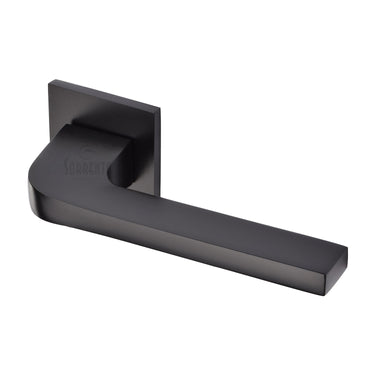 M Marcus - Sorrento - Porto Door Handles on Square Rose; #finish_matt-black