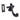 From The Anvil's Black Rosehead Fastener; #finish_black