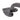 From The Anvil's Black Cast Gothic Pull Handle; #finish_black