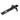 From The Anvil's Black Cottage Lever Espag. Lock Set; #finish_black