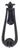 From The Anvil's Black Loop Door Knocker; #finish_black