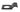 From The Anvil's Black Rim Cylinder Pull; #finish_black