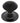 From The Anvil's Black Round Centre Door Knob; #finish_black