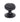 From The Anvil's Black Flower Cabinet Knob; #finish_black