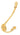 From The Anvil's Polished Brass Hat & Coat Hook; #finish_polished-brass