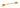 From The Anvil's Polished Brass Cabin Hook; #finish_polished-brass