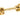 From The Anvil's Polished Brass Cabin Hook; #finish_polished-brass