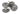 From The Anvil's Natural Smooth Flower Mortice/Rim Knob Set; #finish_natural-smooth