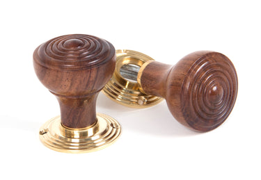 From The Anvil's Rosewood Ringed Mortice/Rim Knob Set; #finish_rosewood