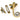 From The Anvil's Aged Brass Monkeytail Fastener; #finish_aged-brass