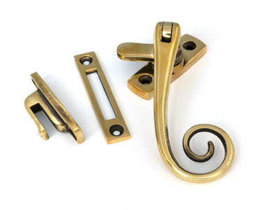 From The Anvil's Aged Brass Monkeytail Fastener; #finish_aged-brass
