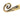 From The Anvil's Aged Brass Monkeytail Stay; #finish_aged-brass