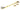From The Anvil's Aged Brass Monkeytail Stay; #finish_aged-brass