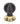 From The Anvil's Ebony Beehive Mortice/Rim Knob Set; #finish_ebony