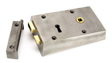 From The Anvil's Iron Rim Lock - Small; #finish_iron