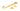 From The Anvil's Polished Brass Monkeytail Stay; #finish_polished-brass