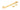 From The Anvil's Polished Brass Monkeytail Stay; #finish_polished-brass