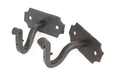 From The Anvil's Beeswax Mounting Bracket (pair); #finish_beeswax