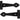 From The Anvil's Black Black Cast T Hinge (pair); #type_smooth