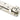 From The Anvil's Polished Nickel Universal Bolt; #finish_polished-nickel