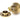 From The Anvil's Aged Brass Heavy Beehive Mortice/Rim Knob Set; #finish_aged-brass