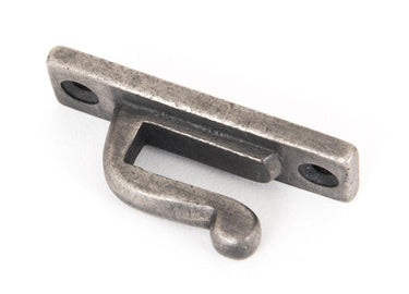 From The Anvil's Antique Pewter Hook Plate; #finish_antique-pewter