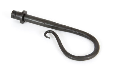 From The Anvil's Beeswax Shepherd's Crook Curtain Finial (pair); #finish_beeswax