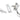 From The Anvil's Polished Chrome Peardrop Fastener; #finish_polished-chrome