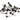 From The Anvil's Black Black SS Countersunk Raised Head Screws (25); #finish_black