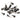 From The Anvil's Black Black SS  Roundhead Screws (25); #finish_black