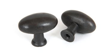 From The Anvil's Beeswax Oval Cabinet Knob (Blacksmith); #finish_beeswax