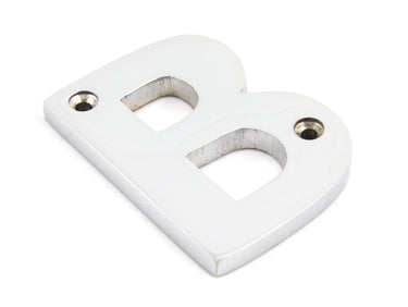 From The Anvil's Polished Chrome Polished Chrome Letter; #letter_b