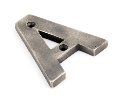 From The Anvil's Antique Pewter Antique Pewter Letter; #letter_a