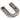 From The Anvil's Antique Pewter Antique Pewter Letter; #letter_u