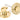 From The Anvil's Polished Brass Round Thumbturn Set; #finish_polished-brass