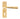 From The Anvil's Polished Brass Straight Lever Lock Door Handles; #finish_polished-brass