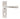 From The Anvil's Polished Chrome Straight Lever Lock Door Handles; #finish_polished-chrome