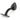 From The Anvil's Black Handrail Bracket; #finish_black