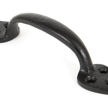 From The Anvil's Black 6" Sash Pull; #finish_black