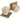 From The Anvil's Aged Brass Tewkesbury Square Mortice Knob Set; #finish_aged-brass