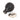 From The Anvil's Ebony Wooden Beehive Cabinet Knob; #rose_polished-nickel