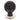 From The Anvil's Ebony Wooden Beehive Cabinet Knob; #rose_polished-nickel